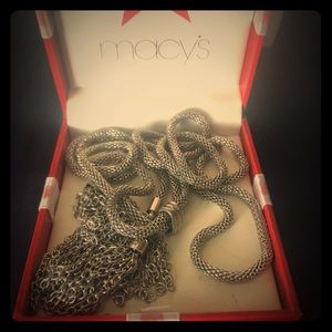 Macy’s Long Tassel Necklace